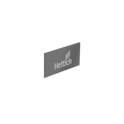 ArciTech Zaślepka, kolor antracytowy z logo Hettich