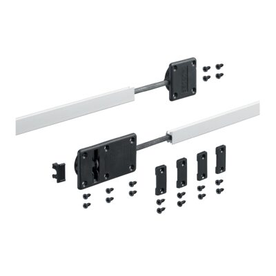 Okucie wyrównujące do drzwi przesuwnych z aluminium (2 szt.)