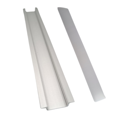 Profil aluminiowy wpuszczany z kloszem mlecznym, 2 m