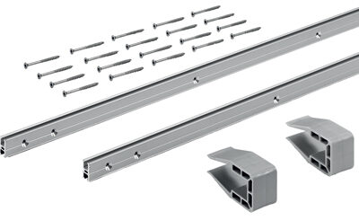 SlideLine M Zestaw profili: 2 profile, 2500 mm, 25 mm