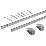 SlideLine M Zestaw profili: 2 profile, 4000 mm, 18 mm
