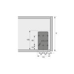 Rozwórka do klap z linką Lift Mini, – Hettich, 40N, 9206675, 4023149888045