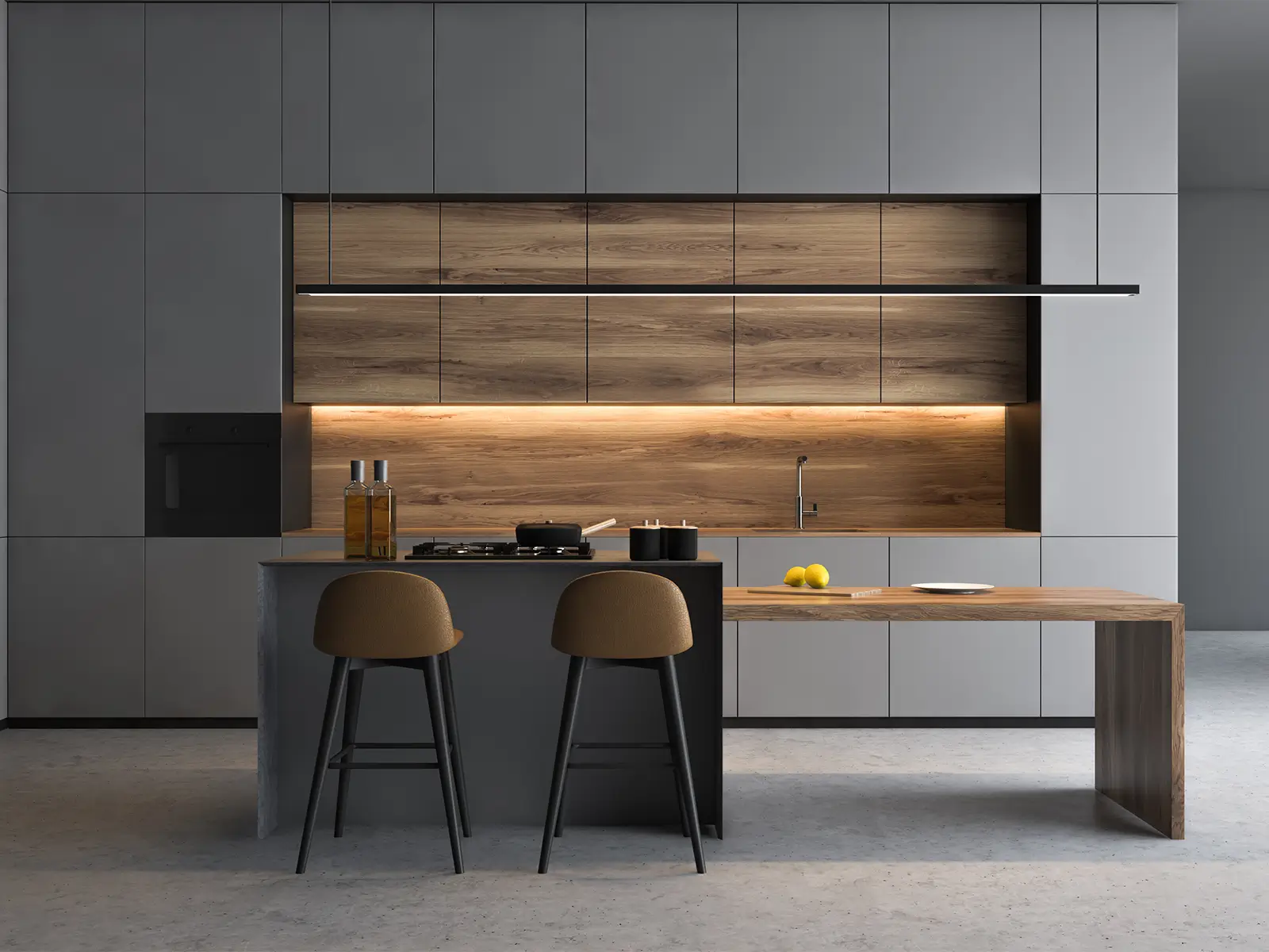 Upper cabinet systems