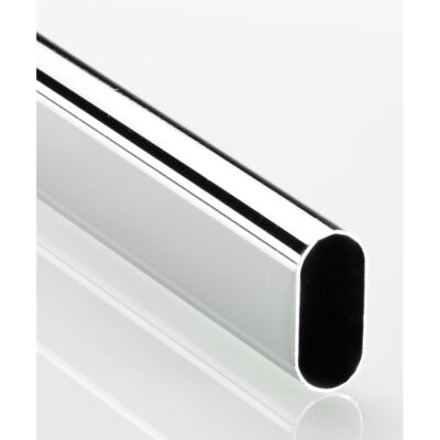 Rura ubraniowa 30 x 15 mm, 2000, chromowana, połysk